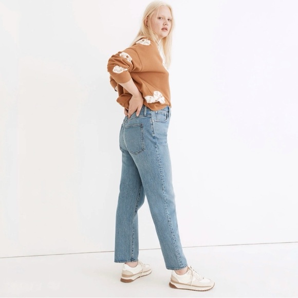 Madewell Perfect Vintage Straight Jean High Waist Heritage Stretch Denim Hoye 32 - Picture 2 of 15